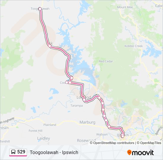 529 Route Schedules, Stops & Maps Toogoolawah (Updated)