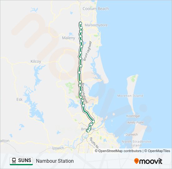 suns Route Schedules, Stops & Maps Nambour Station (Updated)