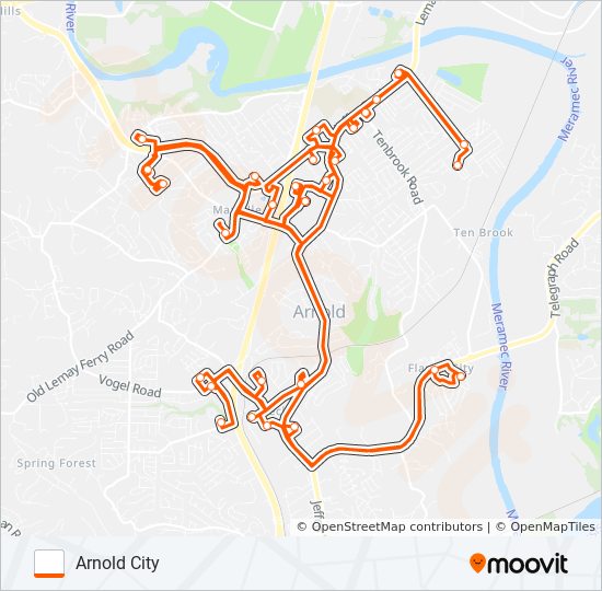 arnold city Route Schedules, Stops & Maps Arnold Loop (Updated)