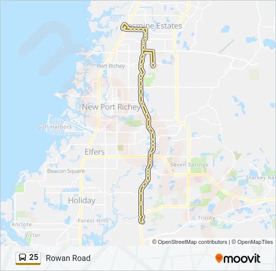 Cct Bus Schedule Route 25 25 Route: Schedules, Stops & Maps - North (Updated)