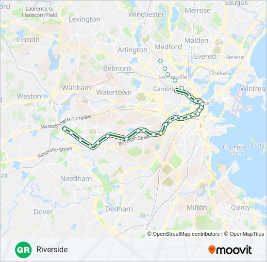 green line d Route Schedules, Stops & Maps Riverside (Updated)