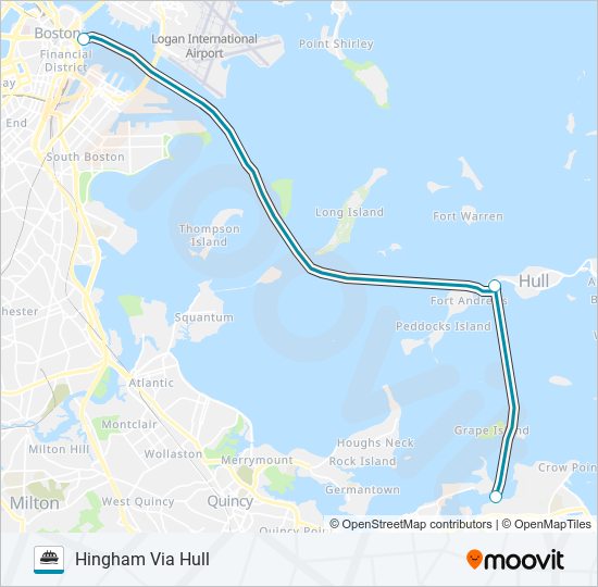 hinghamhull ferry Route Schedules, Stops & Maps Hingham Via Hull(03)