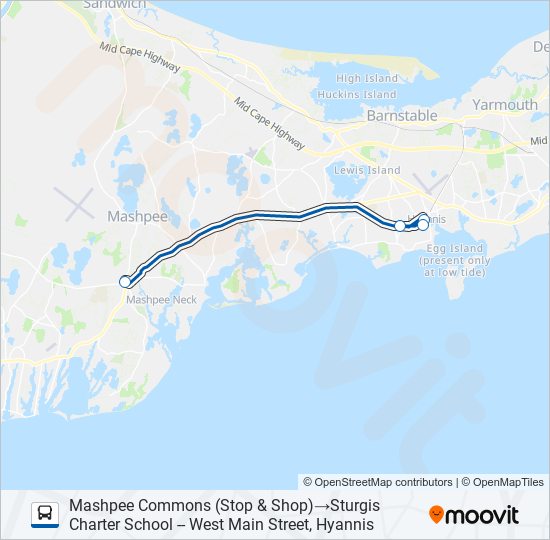 sealine hyannisfalmouthwoods hole Route Schedules, Stops & Maps