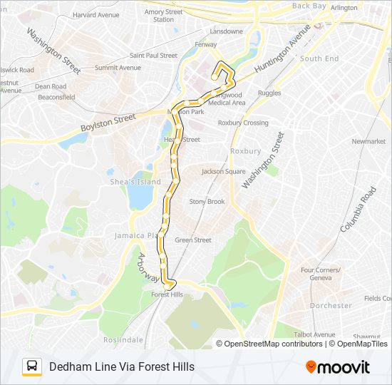 39 Route Schedules, Stops & Maps Ashmont Via Forest Hills (Updated)
