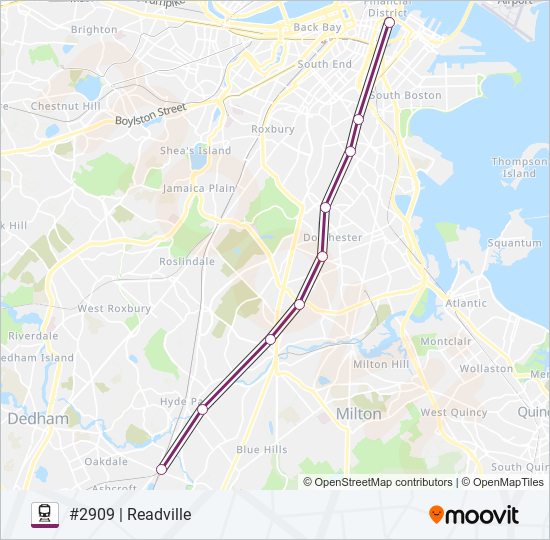 fairmount Route Schedules, Stops & Maps 2917 Readville (Updated)