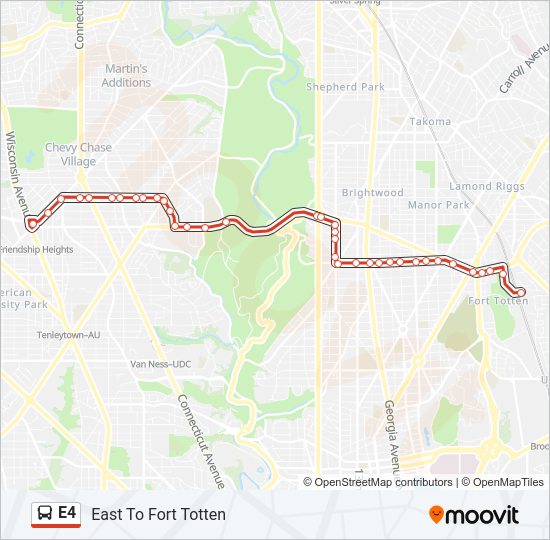 e4 Route Schedules, Stops & Maps East To Fort Totten (Updated)