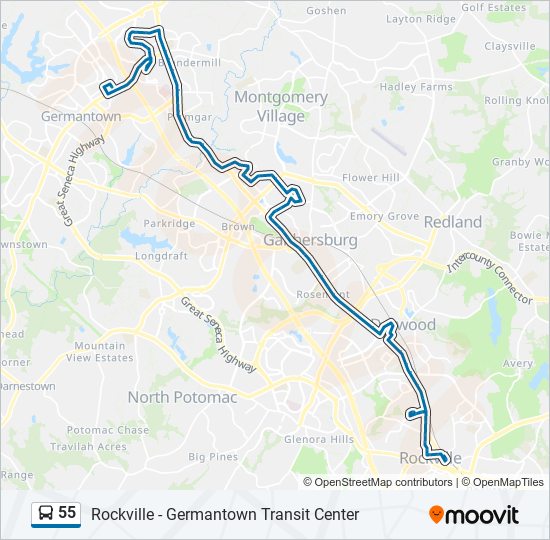 55 Route Schedules, Stops & Maps Germantown (Updated)