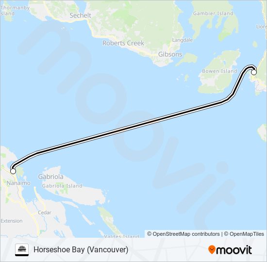 west vancouver nanaimo horseshoe baydeparture bay Route Schedules