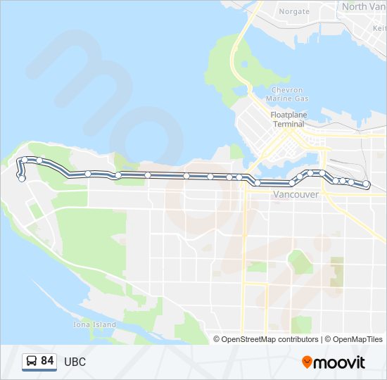Bus 84 Route Map 84 Route: Schedules, Stops & Maps - Ubc (Updated)
