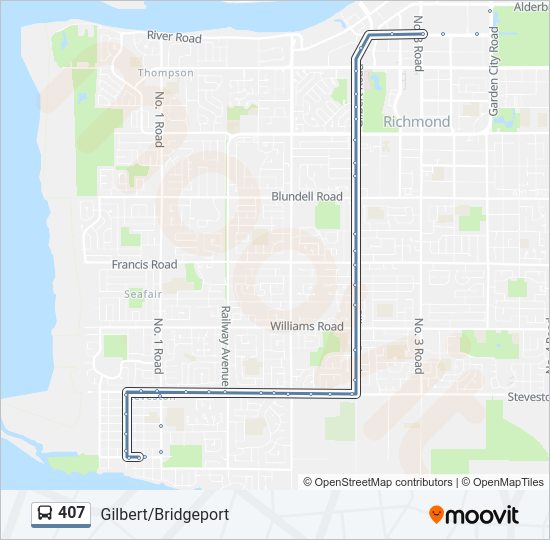 407 Bus Route Map 407 Route: Schedules, Stops & Maps - Gilbert (Updated)