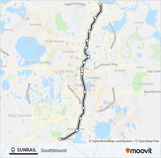 sunrail Route Schedules, Stops & Maps Southbound (Updated)