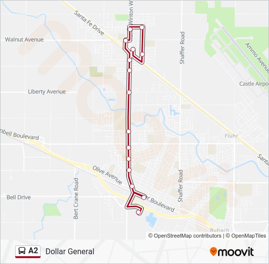 Driving Directions To Dollar General A2 Route: Schedules, Stops & Maps - Dollar General (Updated)