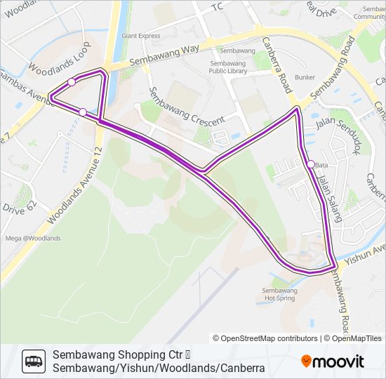 ssc shuttle Route Schedules, Stops & Maps 6. Woodlands Lunch Route (Updated)