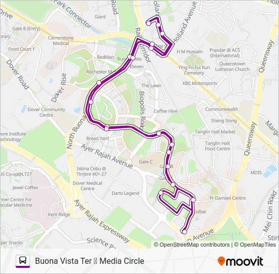 Bus 191 Route Map 191 Route: Schedules, Stops & Maps - Buona Vista Ter (Updated)