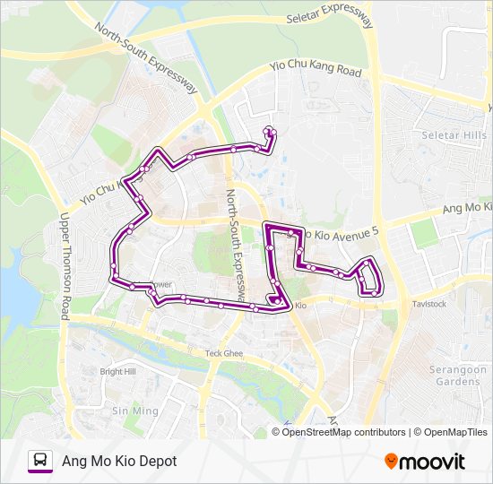 Bus 265 Route Map 265 Route Schedules, Stops & Maps Ang Mo Kio Depot (Updated)