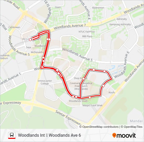 Bus 901 Route Map 901 Route: Schedules, Stops & Maps - Woodlands Int (Updated)