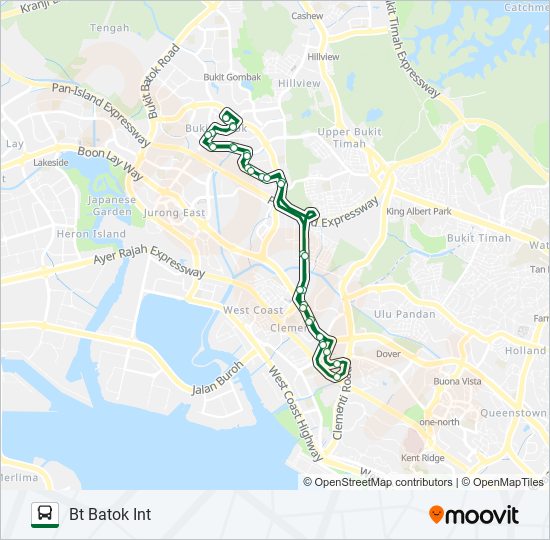 189 Route Schedules, Stops & Maps Bt Batok Int (Updated)