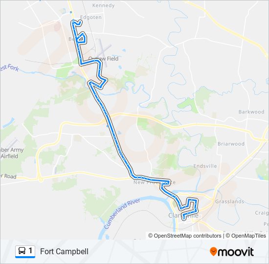 Fort Campbell Ky Street Map