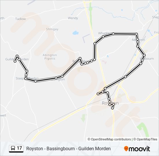 17 Route Schedules, Stops & Maps Royston (Updated)