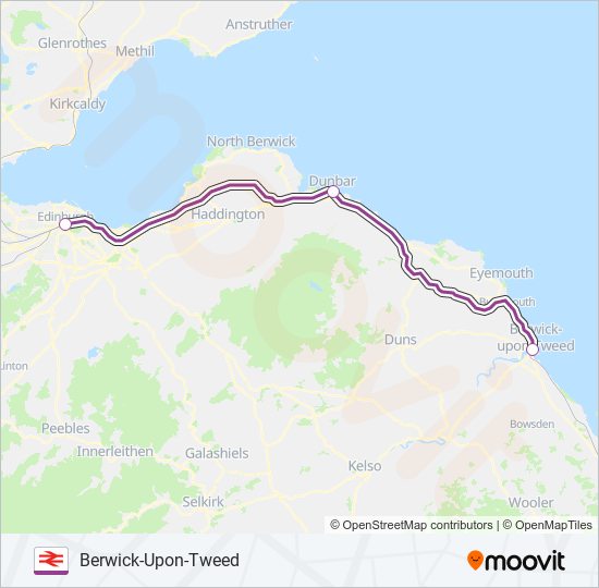 transpennine express Route Schedules, Stops & Maps BerwickUpon