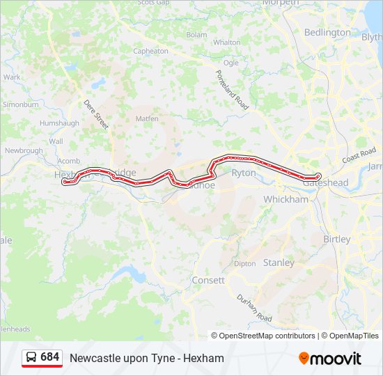 684 Route Schedules, Stops & Maps Leazes (Updated)