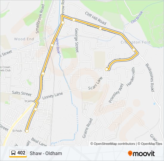 402 Route Schedules, Stops & Maps Shaw (Updated)