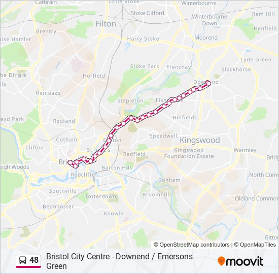 48 Route Schedules, Stops & Maps Downend (Updated)