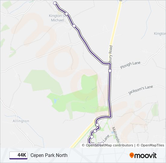 44k Route Schedules, Stops & Maps Cepen Park North (Updated)