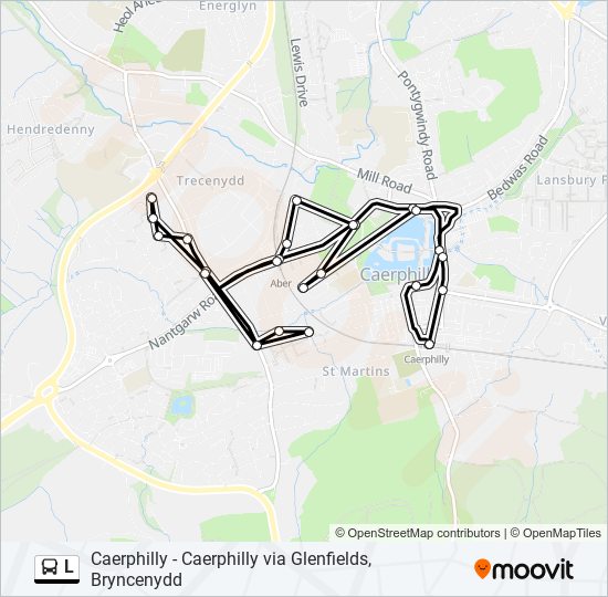l Route Schedules, Stops & Maps Caerphilly (Updated)