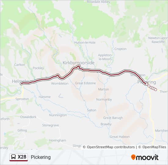 X28 Bus Route Map Klgpq-Xeikf2Fm