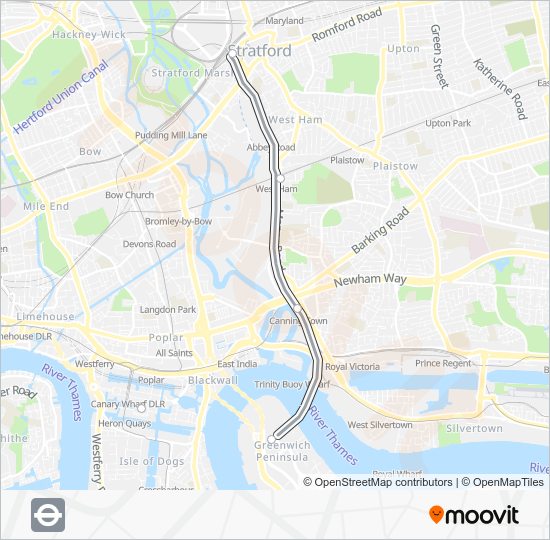 jubilee Route Schedules, Stops & Maps Stanmore Stratford (Updated)