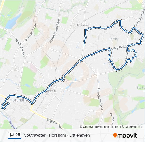 98 Route Schedules, Stops & Maps Horsham (Updated)