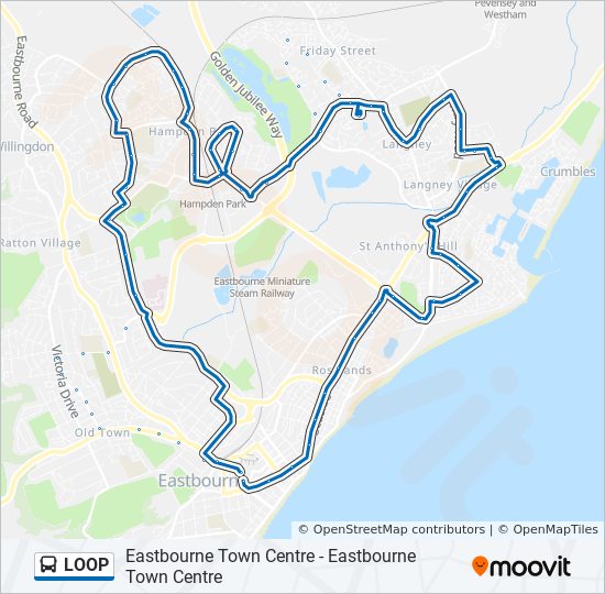 loop Route Schedules, Stops & Maps Eastbourne Town Centre (Updated)