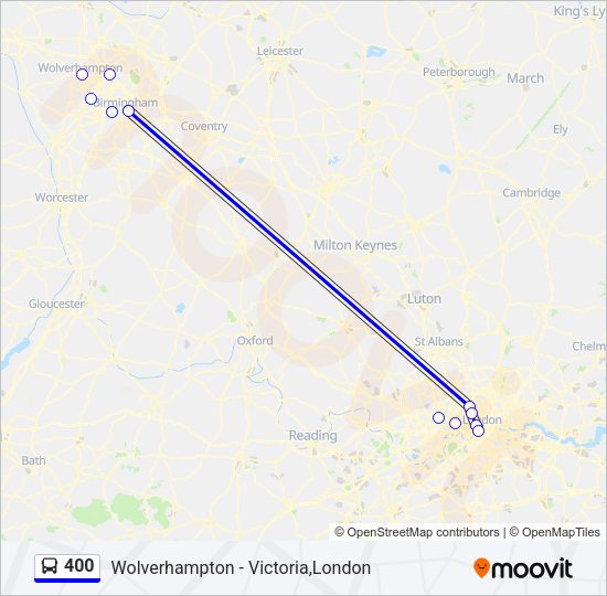 400 Route Schedules, Stops & Maps Victoria (Updated)
