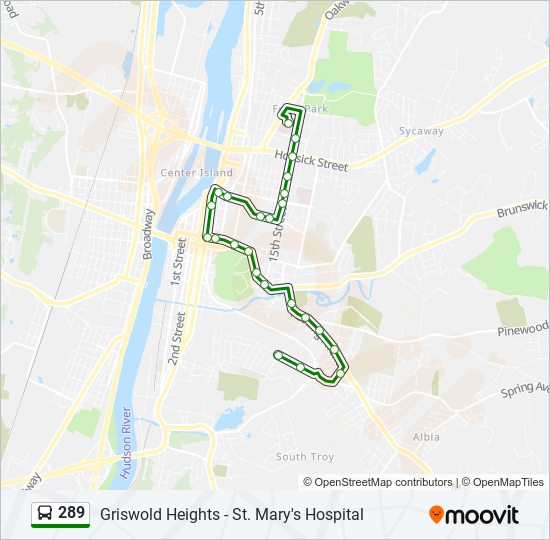289 Route Schedules, Stops & Maps Griswold Heigths To St. Mary's