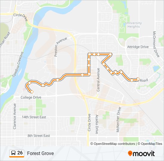 26 Route Schedules, Stops & Maps Forest Grove (Updated)
