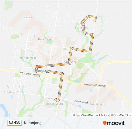 458 Route Schedules, Stops & Maps Kurunjang (Updated)