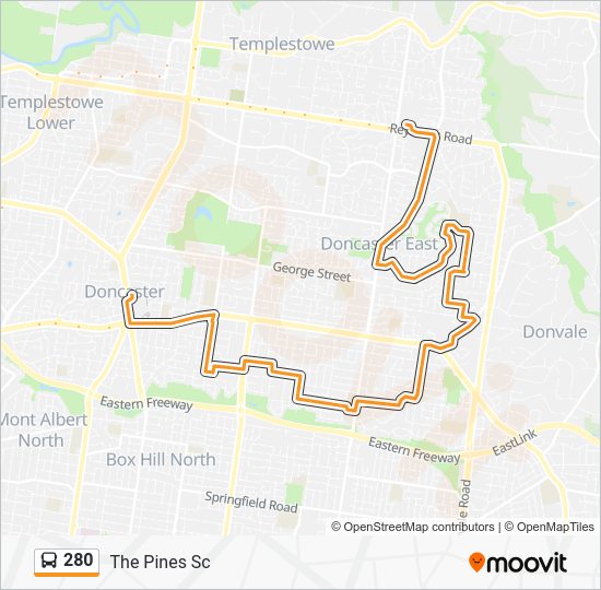 280 Route Schedules, Stops & Maps The Pines Sc (Updated)