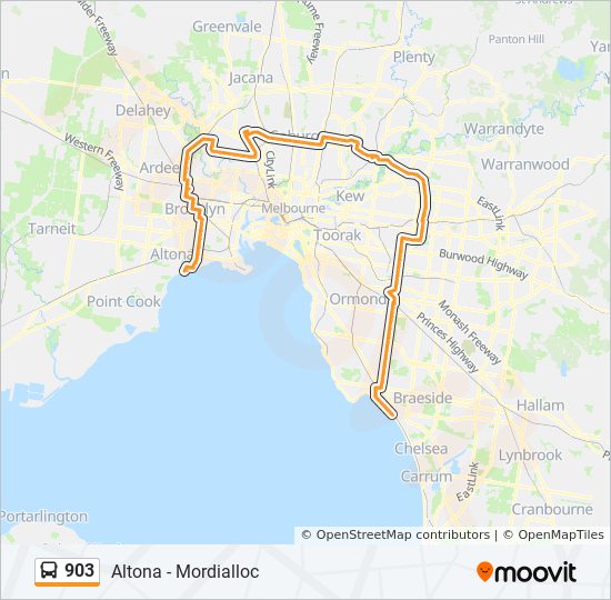 Bus 903 Route Map 903 Route: Schedules, Stops & Maps - Altona (Updated)