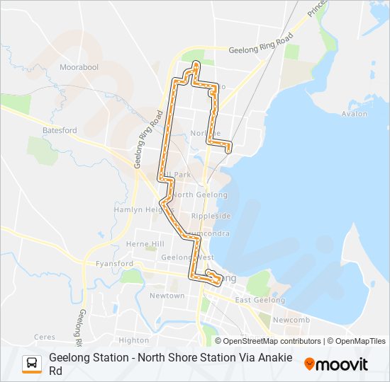 22 Route Schedules, Stops & Maps Geelong Station (Updated)