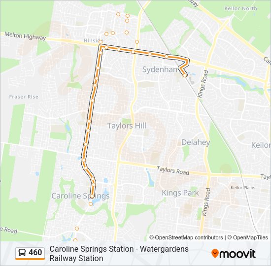 460 Route Schedules, Stops & Maps Caroline Springs Station (Updated)