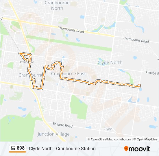 898 Route Schedules, Stops & Maps Clyde North (Updated)
