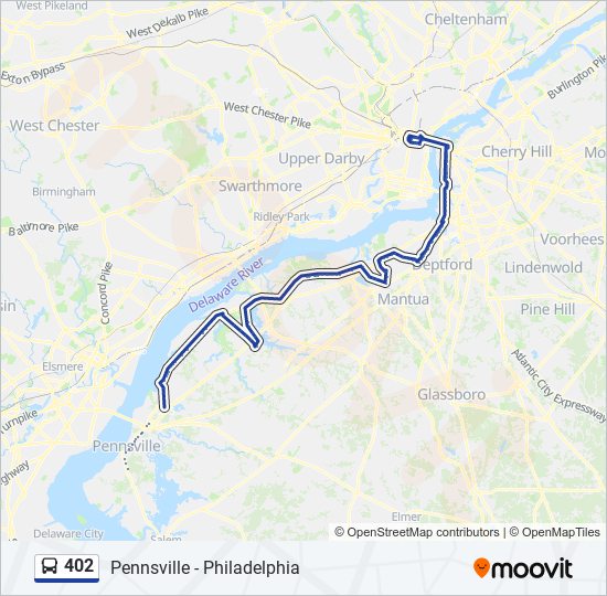 402 Route Schedules, Stops & Maps Philadelphia (Updated)
