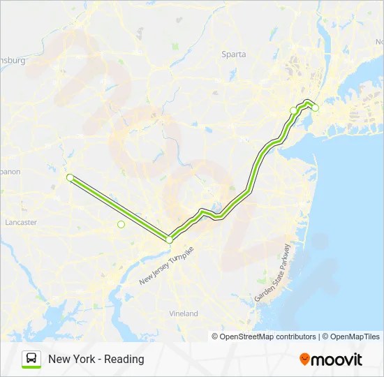 Ruta FLIXBUS 2650 horarios, paradas y mapas New York Midtown (31st