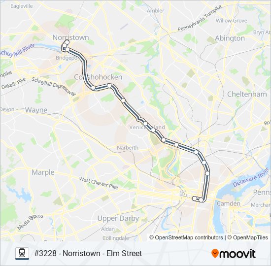 manayunknorristown Route Schedules, Stops & Maps 204 Norristown