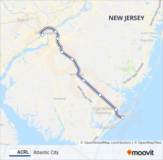 acrl Route Schedules, Stops & Maps Atlantic City (Updated)
