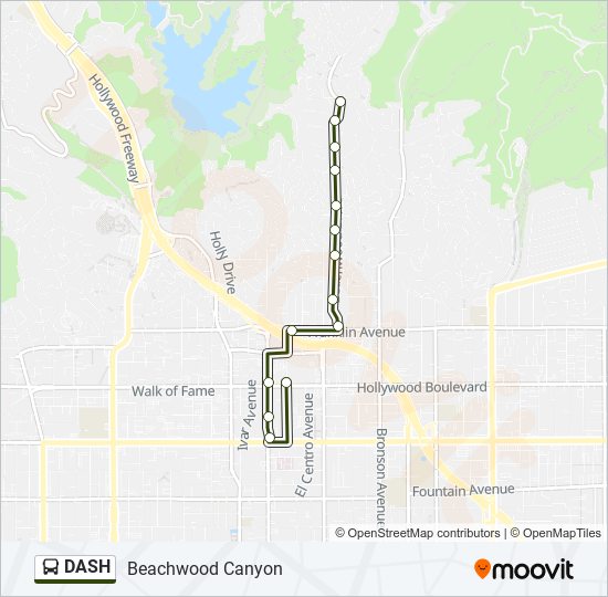 dash Route Schedules, Stops & Maps Northbound (Updated)