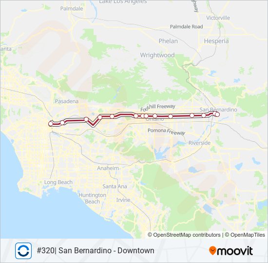 san bernardino line Route Schedules, Stops & Maps Eastbound (Updated)