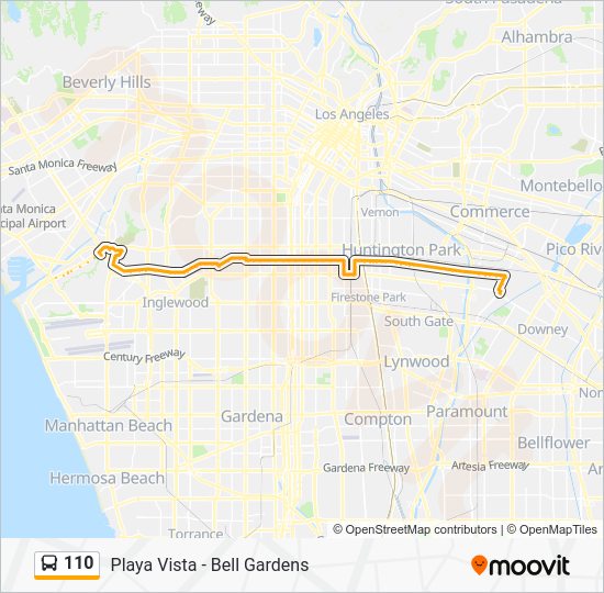 110 Route Schedules, Stops & Maps Bell Gardens (Updated)