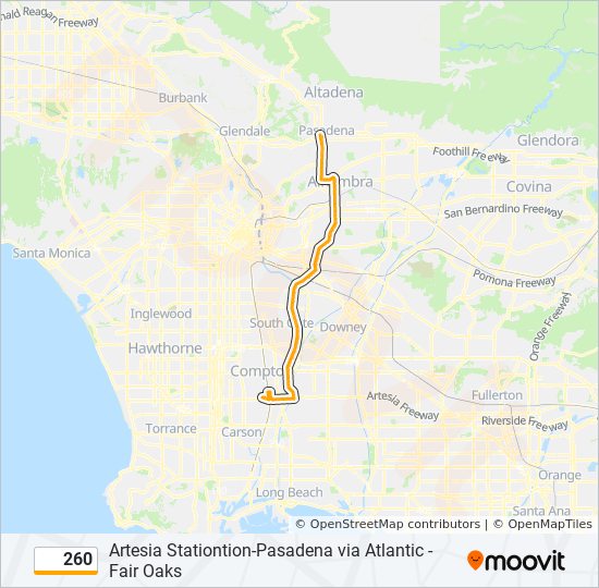 260 Route Schedules, Stops & Maps Artesia Station (Updated)